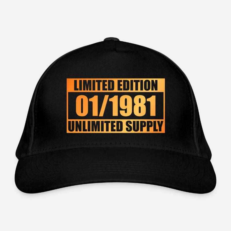 45e anniversaire Édition Limitée - ꝏ Approvisionnement 01/1981 Casquette classique bio