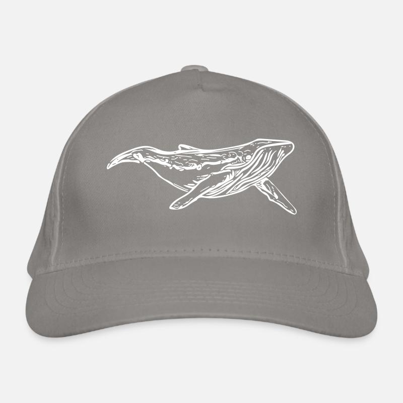whale Organic Baseball Cap