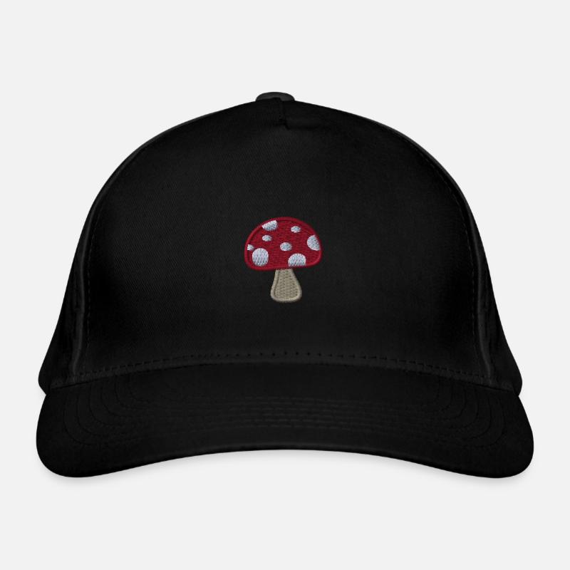 Champignon brodé Casquette classique bio