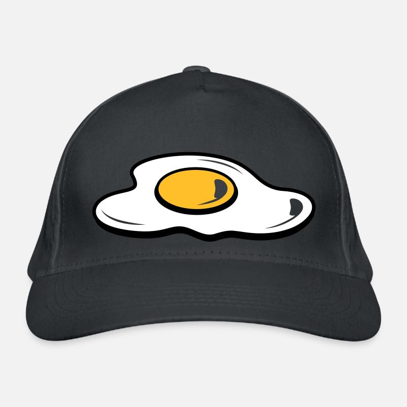 A fried egg Organic Baseball Cap