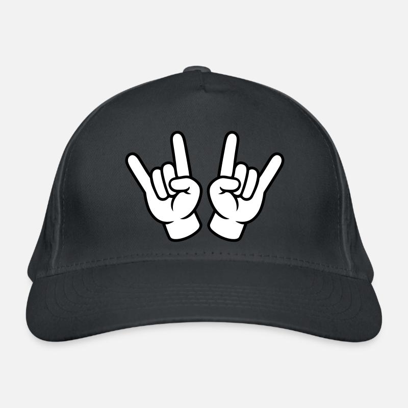 Hand Icon Party Organic Baseball Cap