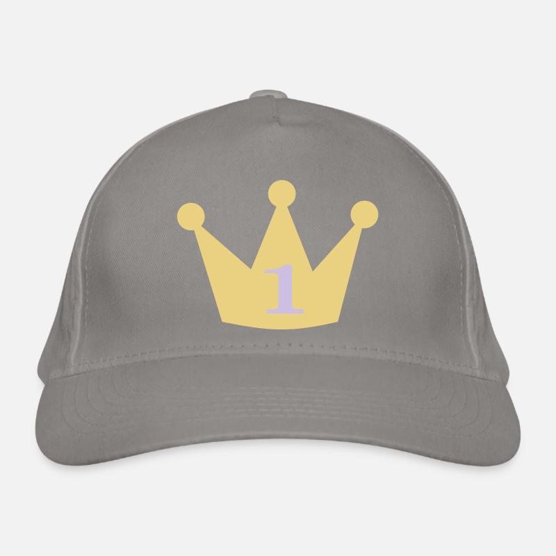 Krone zum 1. Geburtstag 1st birthday first Baby Bio-Baseballkappe