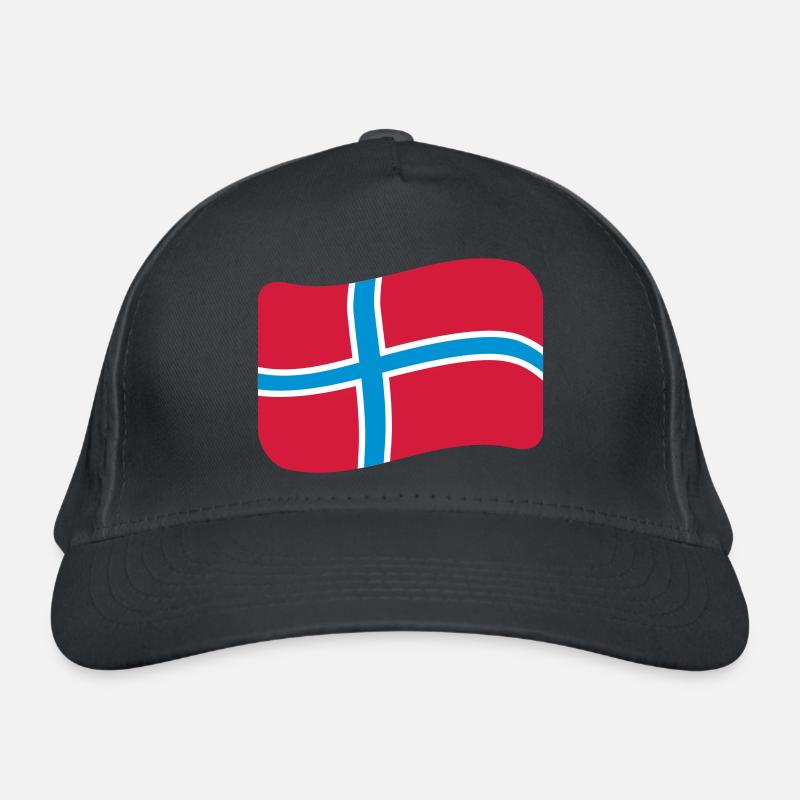 norwegen_flagge_3c Organic Baseball Cap
