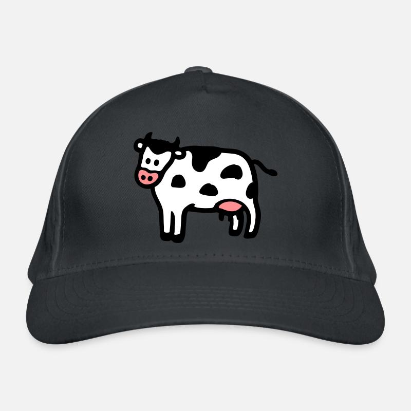 Cow 3 Organic Baseball Cap