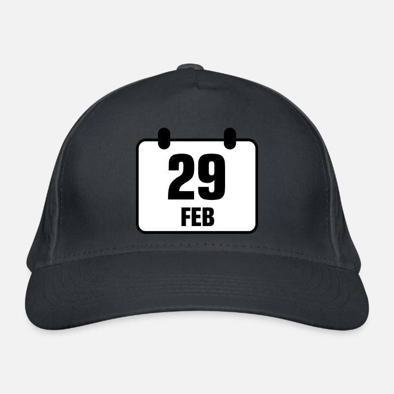 February 29 birthday anniversary 2c Organic Baseball Cap