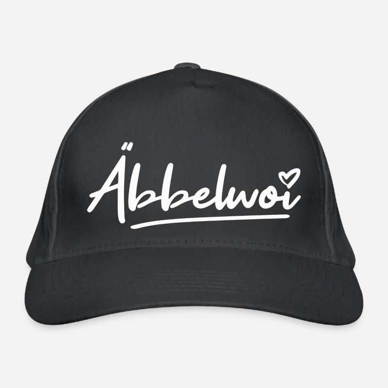 Äbbelwoi / Hessisch / Bembel Bio-Baseballkappe