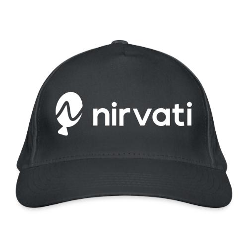 Nirvati Logo (white) - Organic Baseball Cap