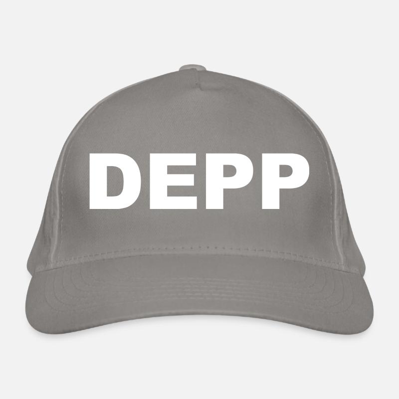 Steht hier DEPP? Bio-Baseballkappe
