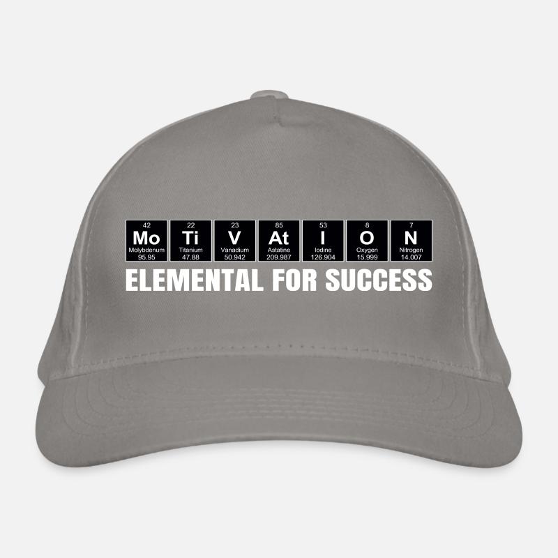 Motivation – Elemental for Success Periodensystem Bio-Baseballkappe