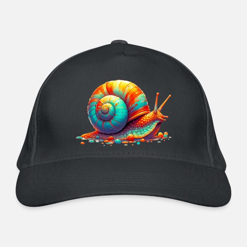 Snail Organic Baseball Cap