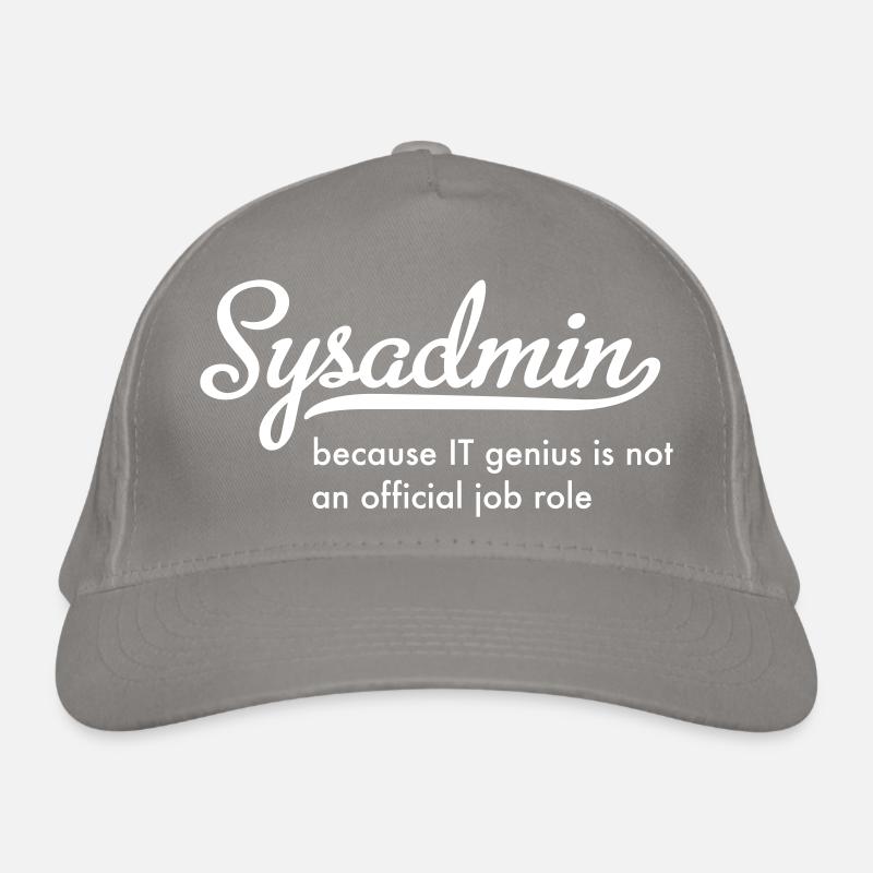 Systemadministrator Bio-Baseballkappe