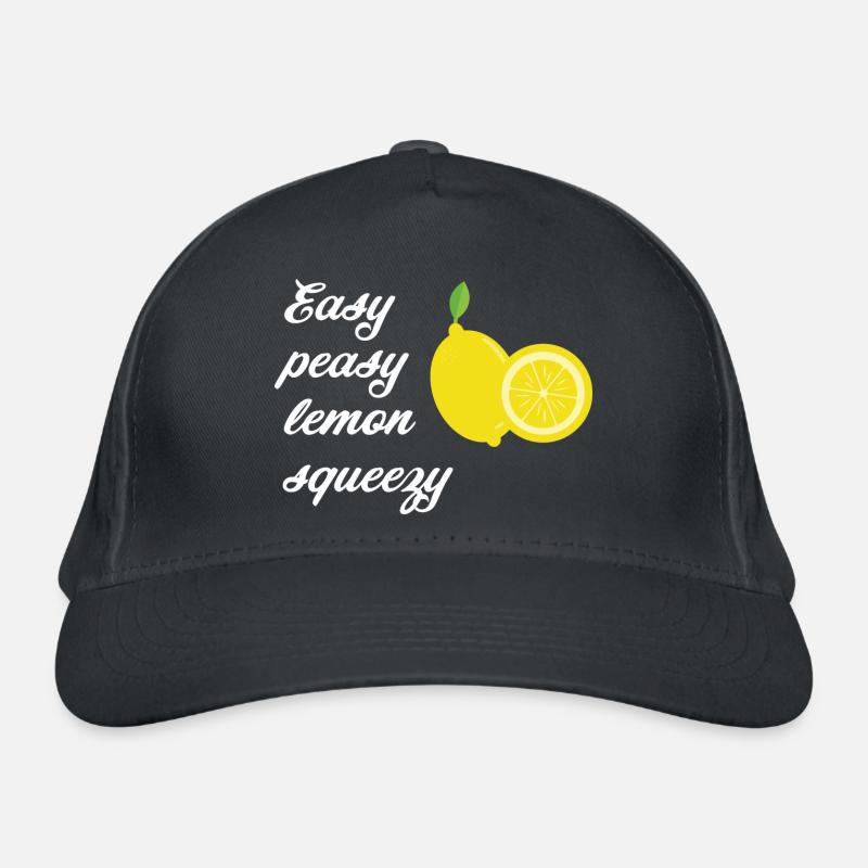 Citrons avec sort Easy peasy lemon squeezy - Casquette classique bio - gris graphite