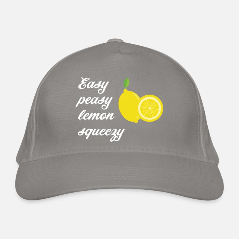 Citrons avec sort Easy peasy lemon squeezy Casquette classique bio