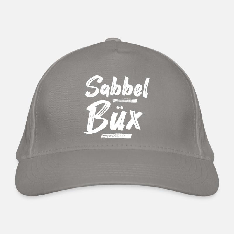 Sabbelbüx Plattdeutsch Bio-Baseballkappe