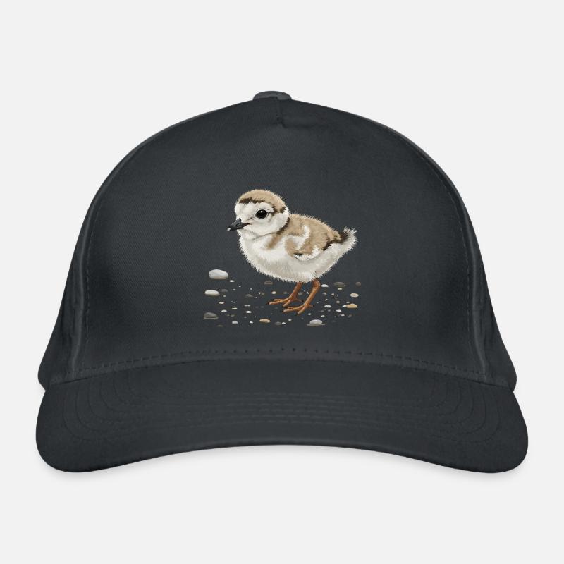 Plover, Ringed Plover, Little Ringed Plover Organic Baseball Cap