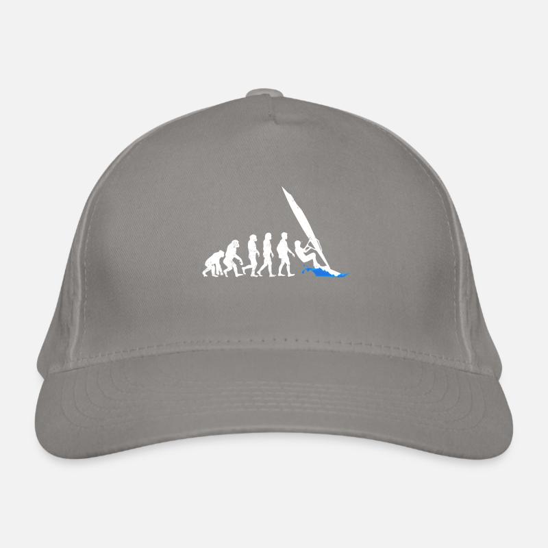 Windsurfing evolution surfing gift water sports Organic Baseball Cap