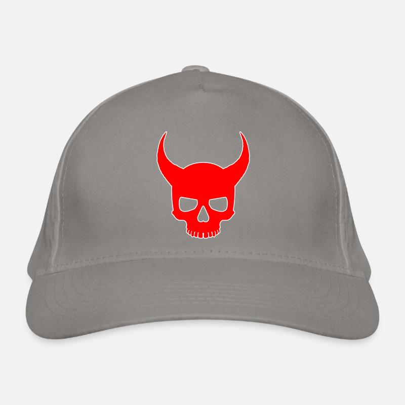 diable Crâne Casquette classique bio