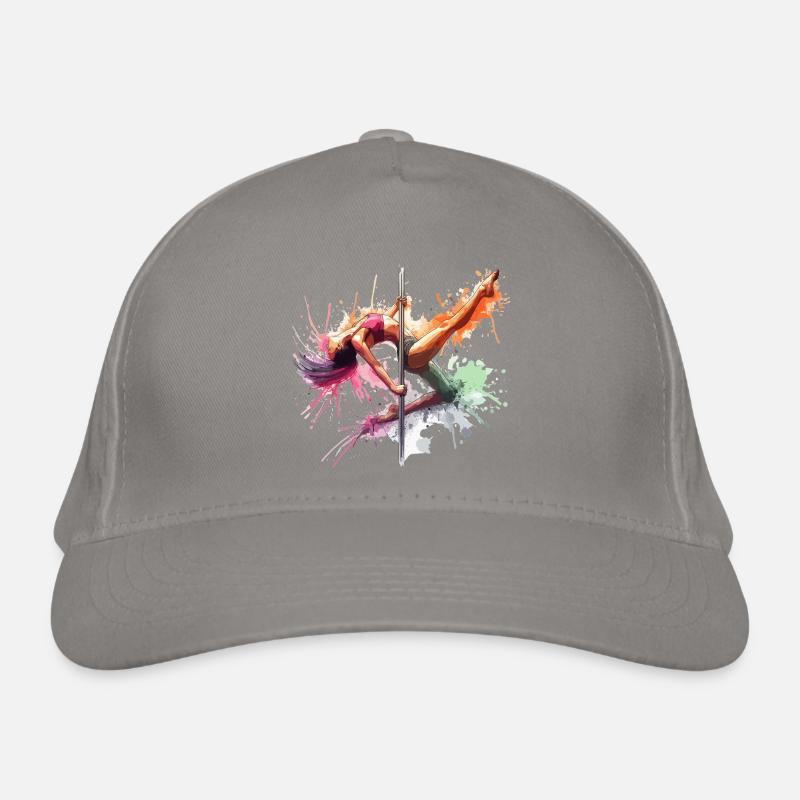 Pole Dance Couleurs Dynamiques Pole Dance Cadeau Casquette classique bio