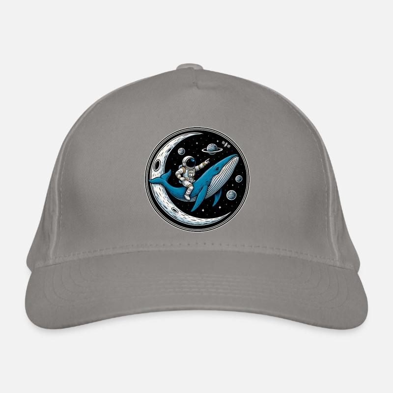 Cosmic Ride: Astronaut und der Wal Bio-Baseballkappe
