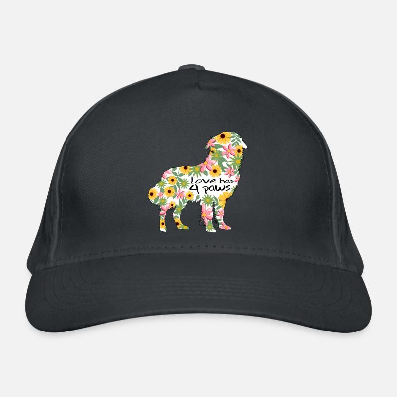Australian sheperd aussie Hund Hundesprüche Pfote Bio-Baseballkappe