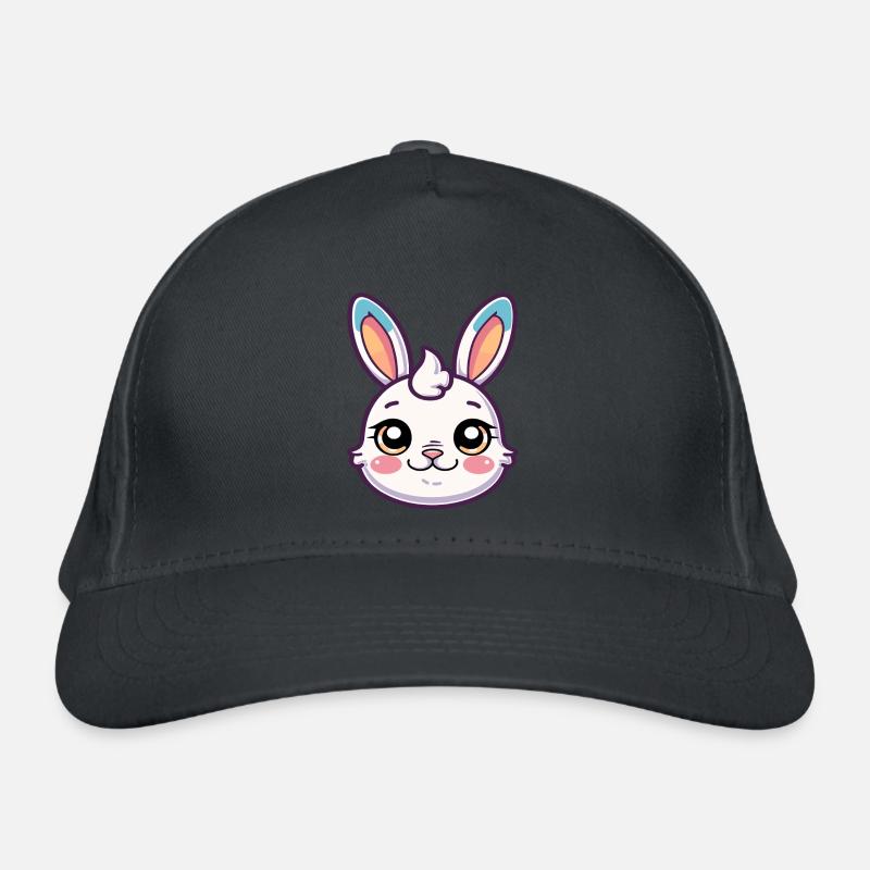 Bunny Easter Party Bunny Head Happy Easter Organic Baseball Cap