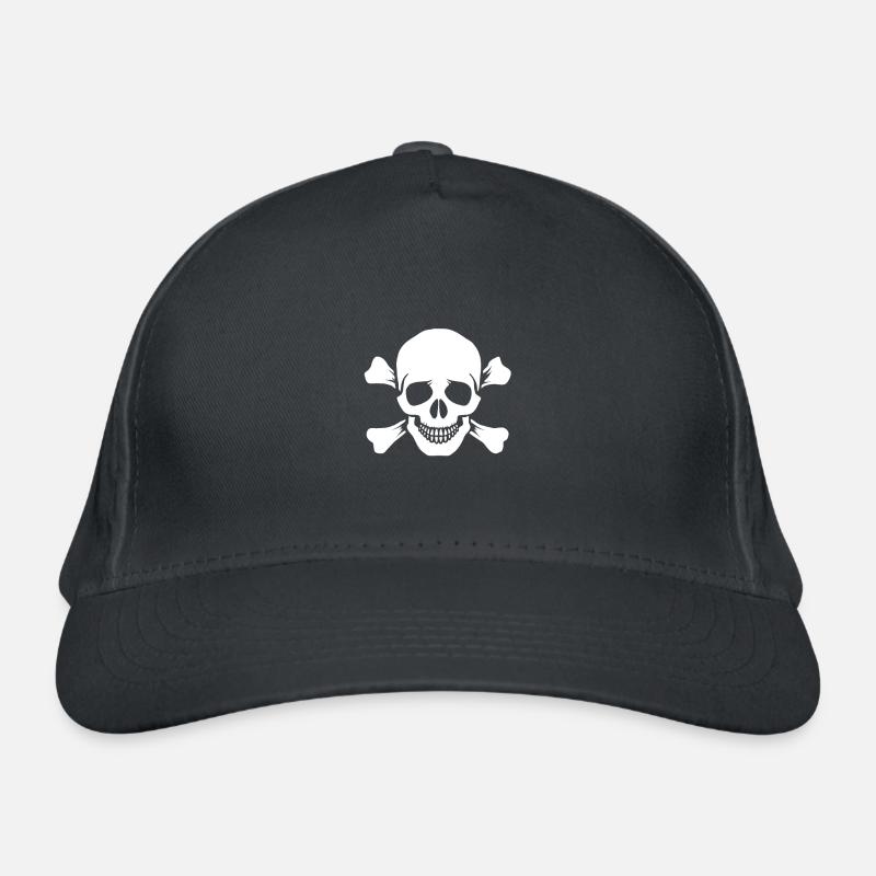 Totenkopf Skull - Bio-Baseballkappe - Graphite
