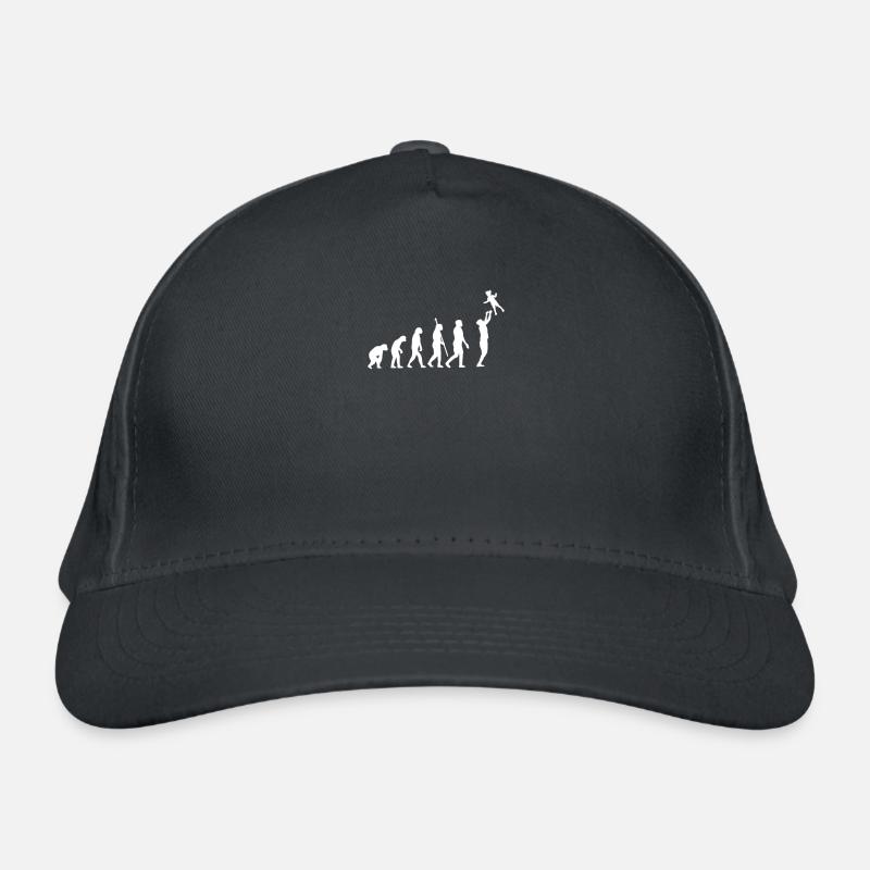 Papa Evolution Papa Papa Développement Papa - Casquette classique bio - gris graphite
