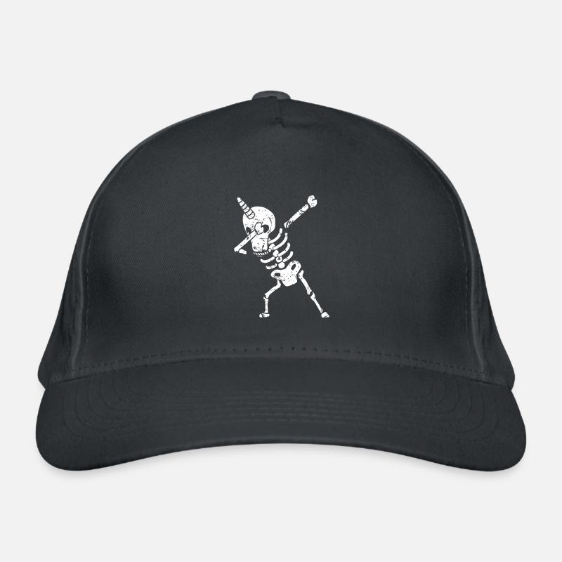 Dabbing squelette Licorne Casquette classique bio