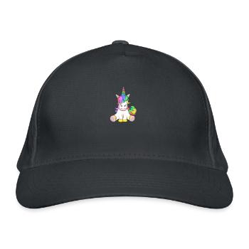 Süßes Aber Saures Einhorn Lustig - Bio-Baseballkappe - Graphite - Vorne