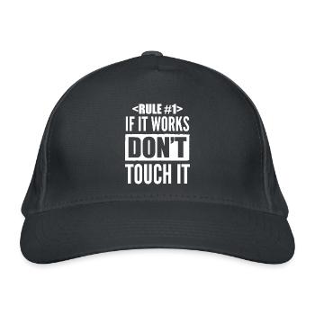 Coder Developer Software Developer IT Developer - Organic Baseball Cap - graphite grey - Front