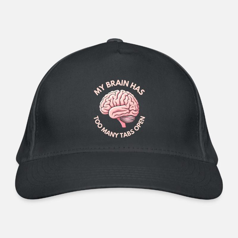 My brain has too many tabs open Bio-Baseballkappe