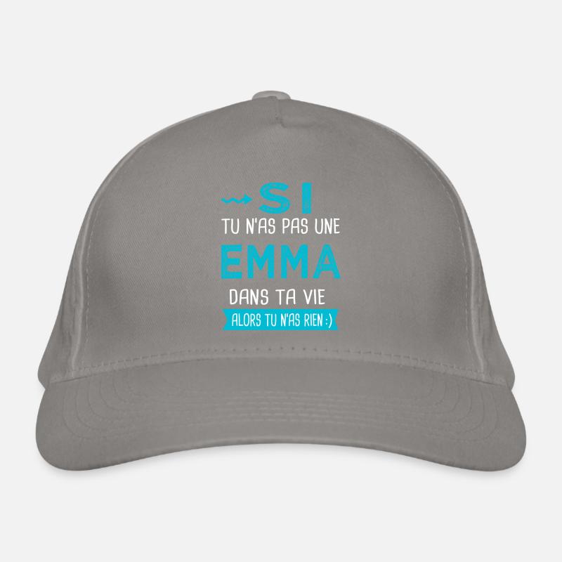 Emma Si tu n as pas une emma Casquette classique bio