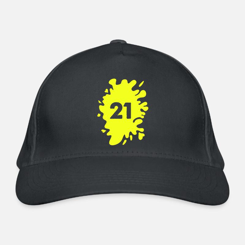 Klecks 21 Bio-Baseballkappe