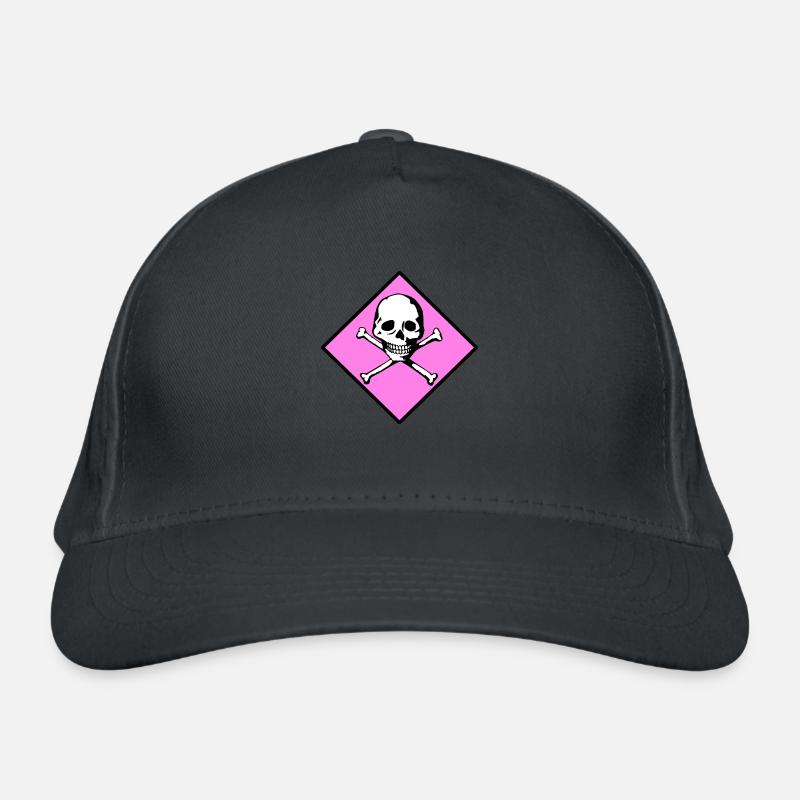 Skull and bones Organic Baseball Cap