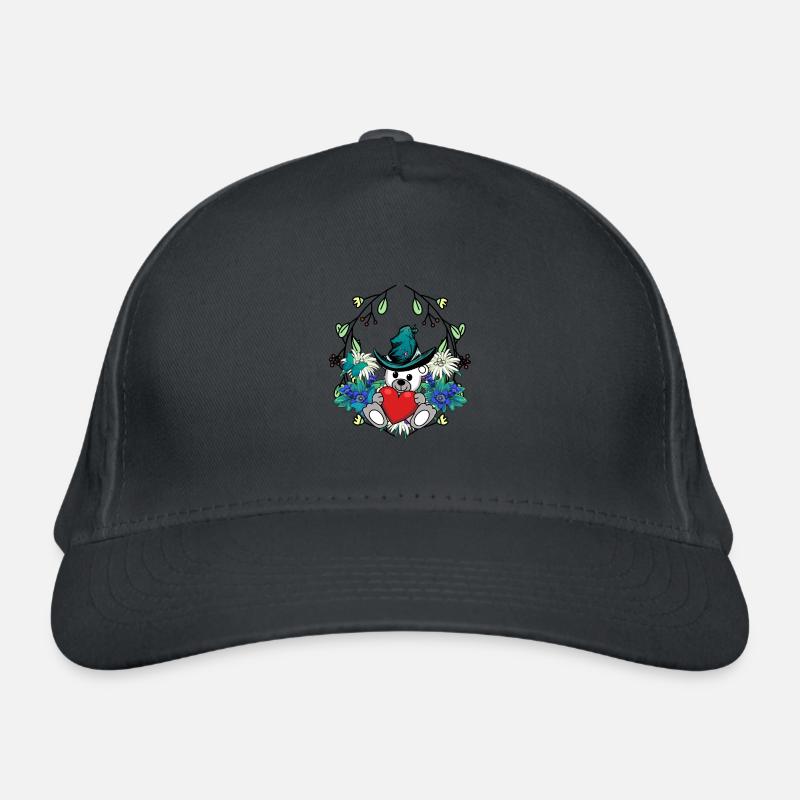 Beginning of Spring, Bear, Teddy Bear, Gnome, Dwarf, Kids Organic Baseball Cap