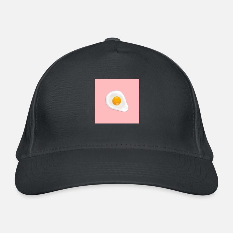 fried egg Organic Baseball Cap