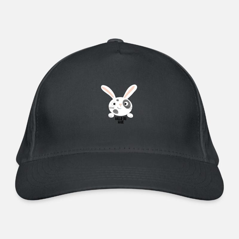 Hello you rabbit Organic Baseball Cap