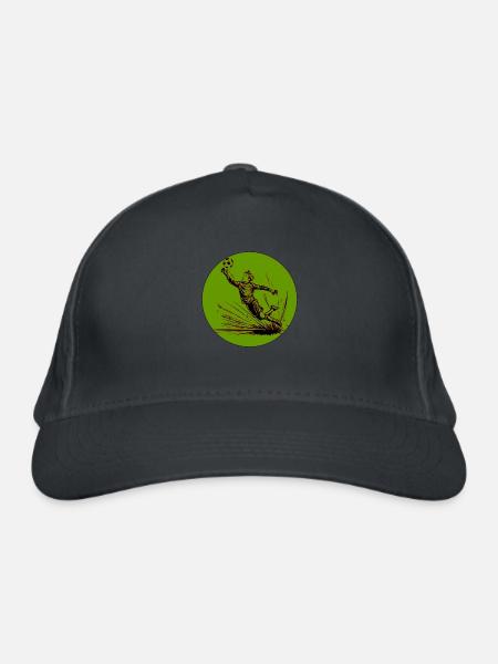 Torwart (grün-schwarz) - Bio-Baseballkappe - Graphite