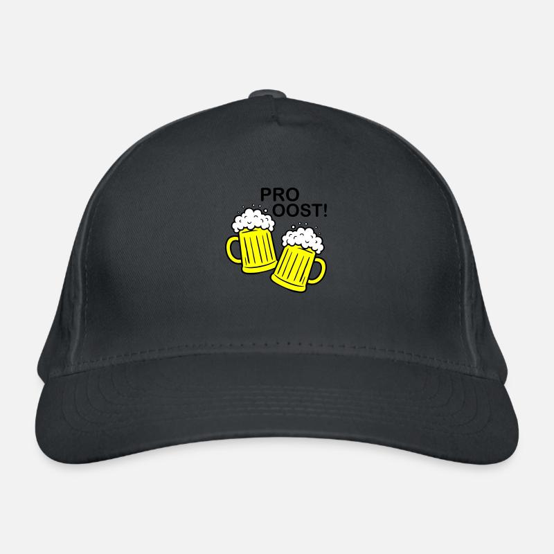 Toast beer Cheers Organic Baseball Cap