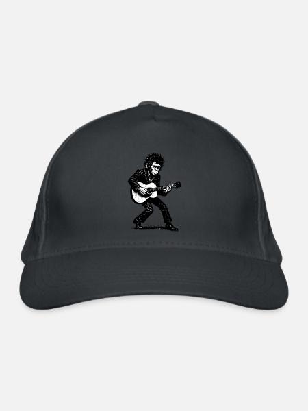 Singer Songwriter | The Monkey Dancer - Organic Baseball Cap - graphite grey - Front