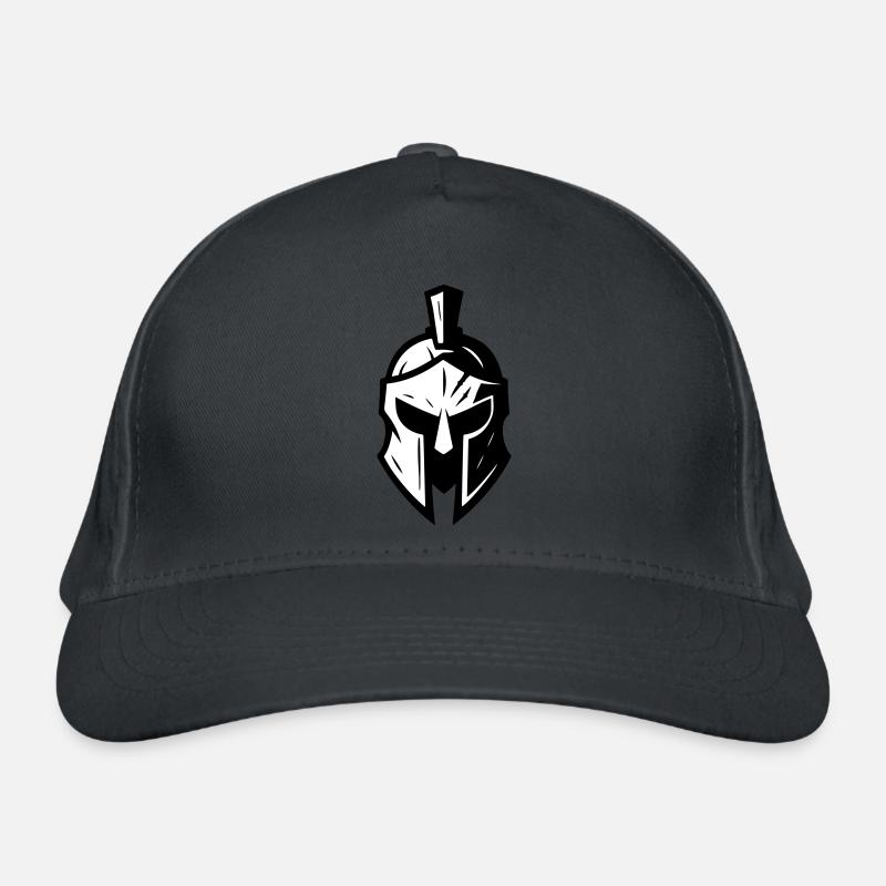 Spartan Gladiator Helmet Icon Organic Baseball Cap