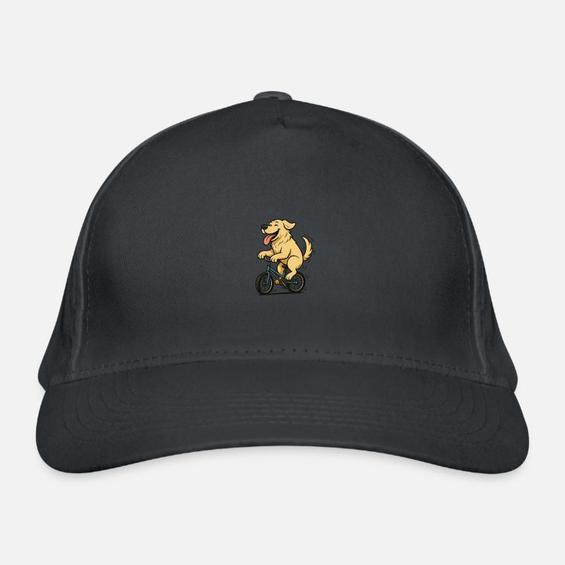 Chien à vélo Casquette classique bio