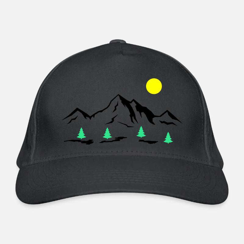 Berge Bio-Baseballkappe