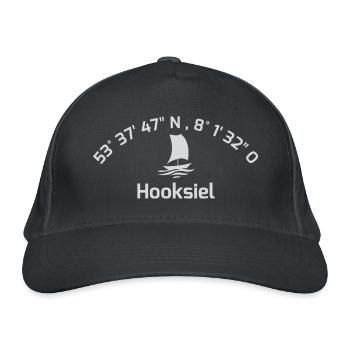 Hooksiel - Casquette classique bio - gris graphite - Devant