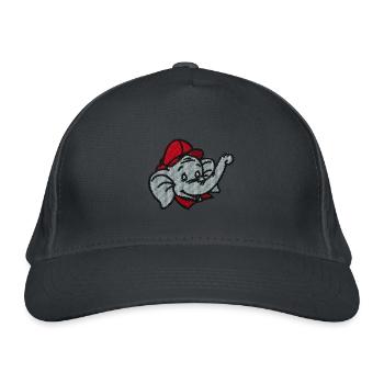 Benjamin Blümchen Benjamin Als Stick-Design - Bio-Baseballkappe - Graphite - Vorne