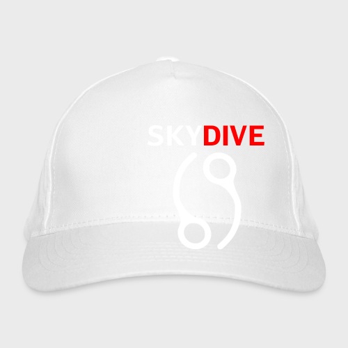 Skydive Pin 69 White - Bio-Baseballkappe