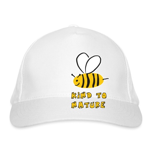 Bee kind to nature Bienen retten - Bio-Baseballkappe