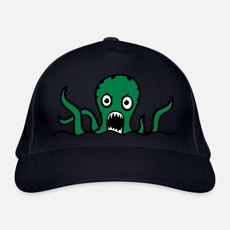 Octopus Organic Baseball Cap
