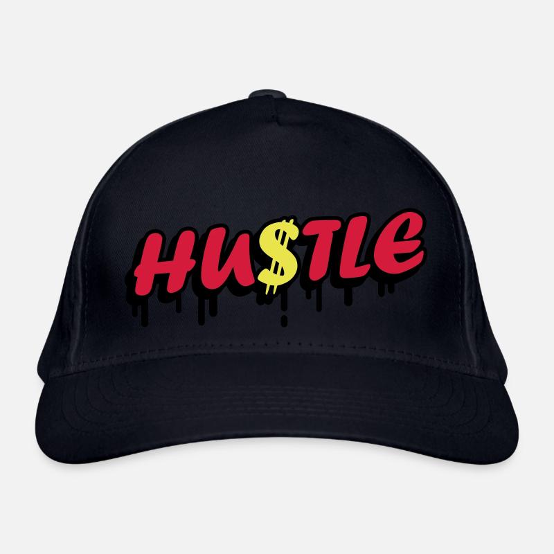 Hustle Quote Bio-Baseballkappe
