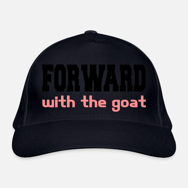 En avant avec la chèvre Casquette classique bio